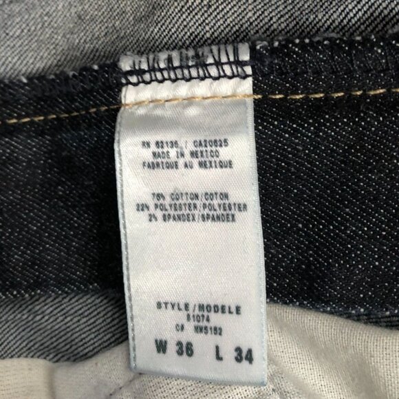 Vintage Guess Mens Cliff Boot Cut Jeans Size 36 Blue Dark Denim Classic Stretch - Picture 12 of 16